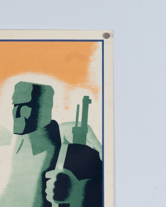 Image 1 of NO PASARAN Posters from the Spanish Civil War – 1986 – Original Vintage Exhibition Poster – Historical Political Art – 87.5x59.5