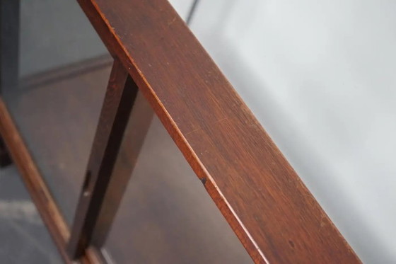 Image 1 of Mahogany museum/shop display case, early 20th century