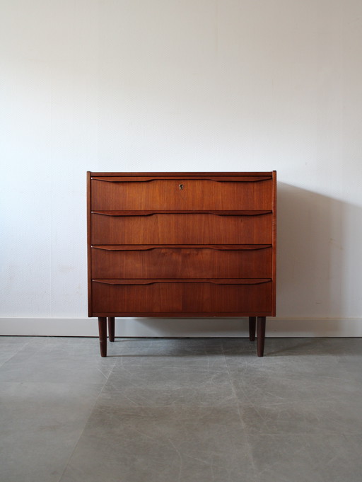 Cassettiera danese vintage in teak