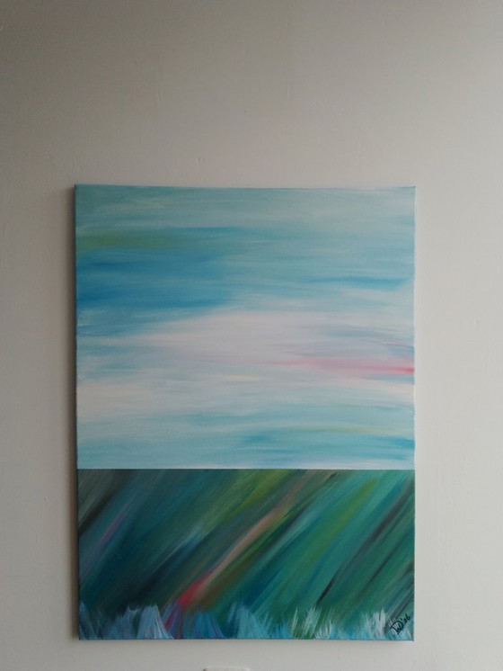 Image 1 of Les roselières - Lumière au-dessus de la terre