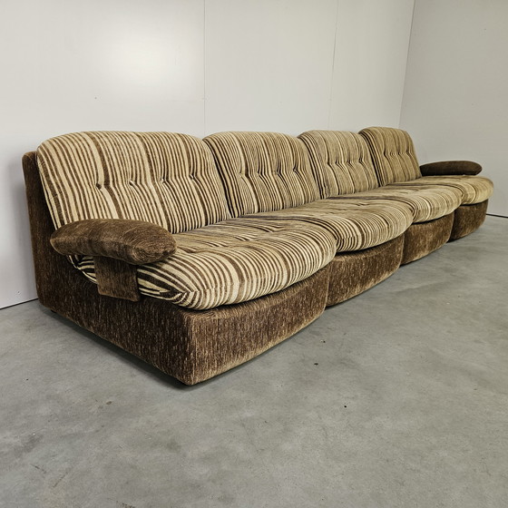 Image 1 of Vintage modulaire bank, 4 delig