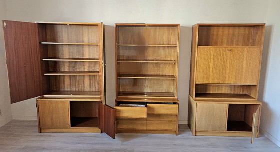 Image 1 of Mid-Century Schrankwand, Wohnzimmerschrankwand im skandinavischen Design