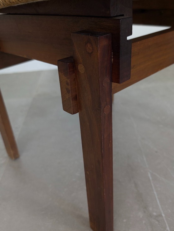 Image 1 of Paire de chaises de style Rietveld avec assise et dossier réglables, années 1950