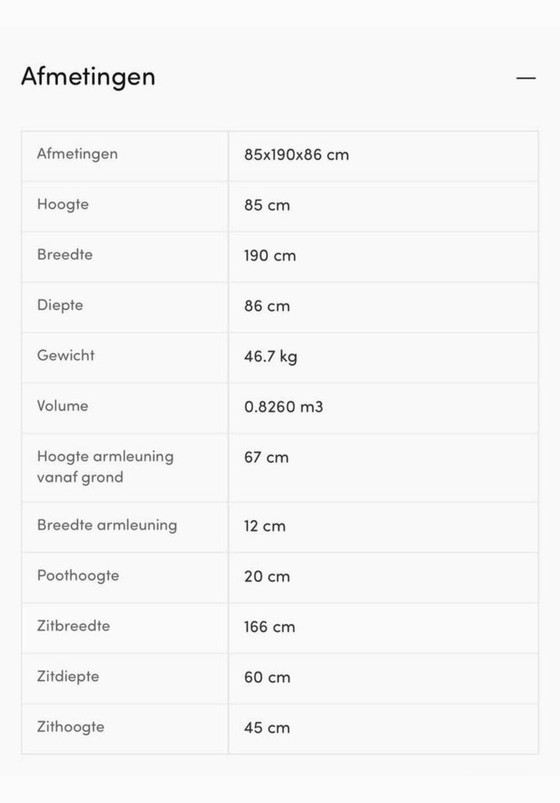 Image 1 of Sofá Be Pure Rodeo de 2,5 plazas