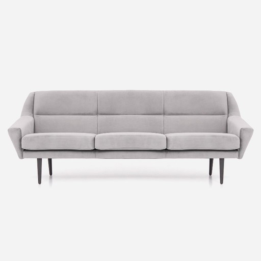 Sofa SKAGEN silver velour, Scandinavian design