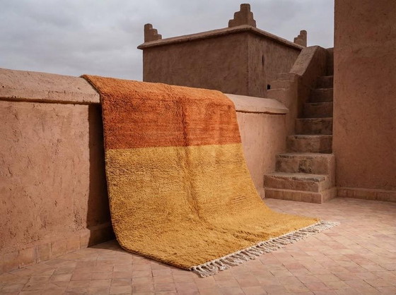 Image 1 of Handwoven natural wool rug, traditional method, 2/3 m