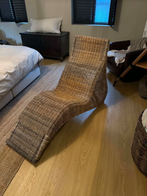 Chaise Longue Karlskrona Vintage en Osier par Carl Öjerstam pour Ikea – chaises longue, Rattan, Wicker (photo 2 of 7)