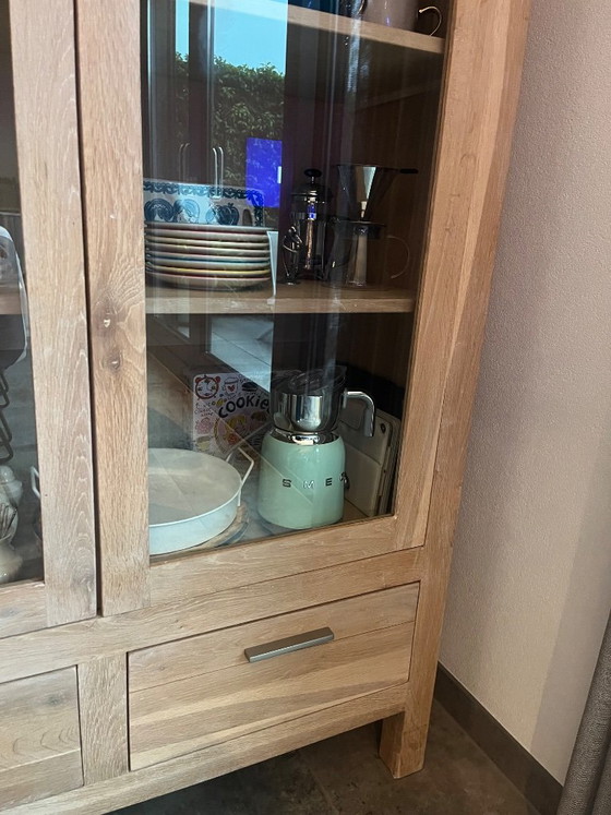 Bella vetrina in rovere sbiancato – Vetrine, Legno (photo 2 of 5)
