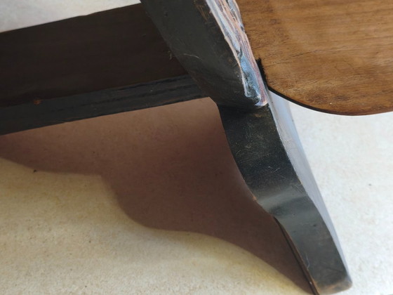 Image 1 of African talking chair made of carved wood