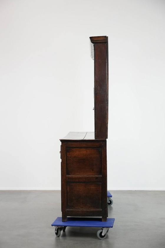 Image 1 of Buffet/armoire de cuisine/commode anglaise ancienne en chêne