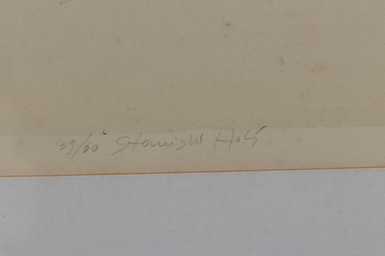 Image 1 of Litografia a colori firmata “Hudebníci”, Stanislav Holý, anni '80-'90, Cecoslovacchia