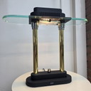 Lampada da scrivania vintage Penta di Robert Sonneman, George Kovacs. Dimmerabile, in ottime condizioni.