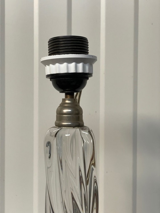 Image 1 of Vintage French Baccarat Table Lamp