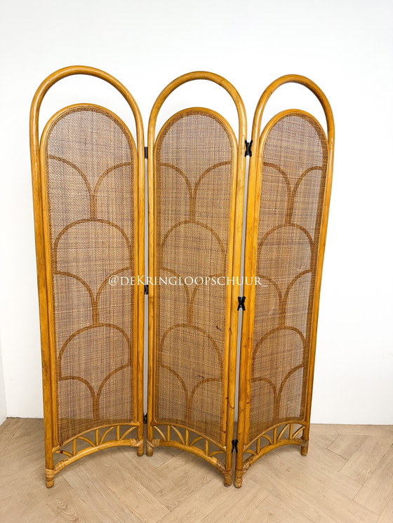 Image 1 of Divisorio vintage in rattan
