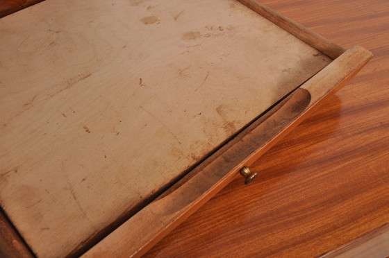 Image 1 of Vintage Beukenhouten Fourniturenkastje, Jaren 50