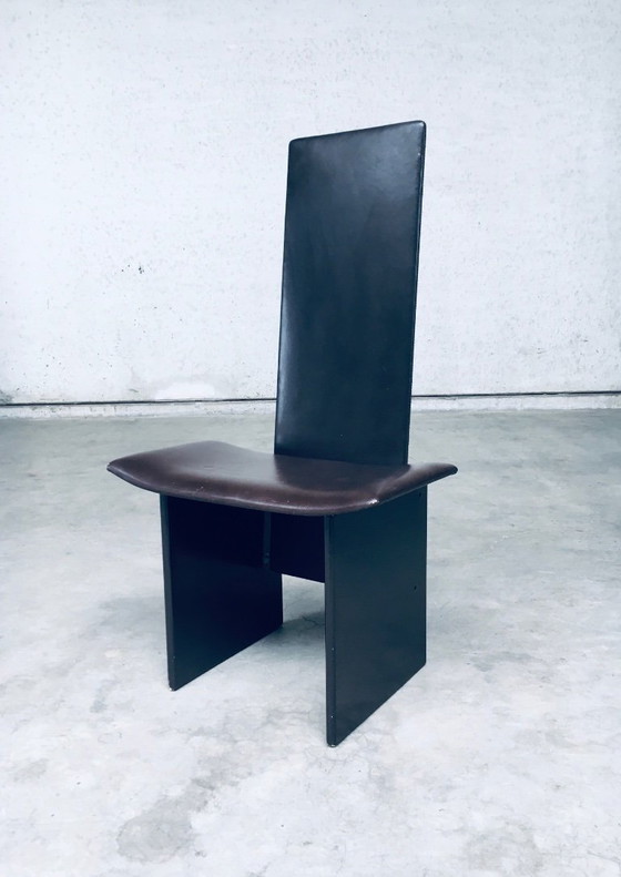 Image 1 of Postmodern Design RENNIE Dining Chair set by Kazuhide Takahama for Simon Gavina, Italy 1980's