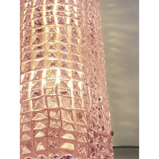 Image 1 of Italienische Wandleuchten aus Muranoglas in Rosa („Cocodrile“) im modernen organischen Stil