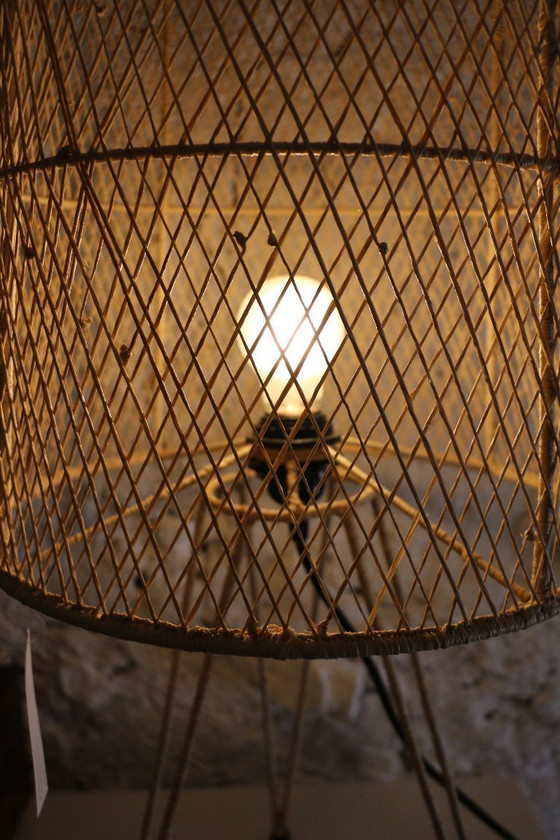 Image 1 of grande lampe de table en Raffia Tine K Home - neuf