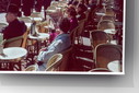 1x on the terrace in Paris, 1960 | square fine art | Willem van der Poll