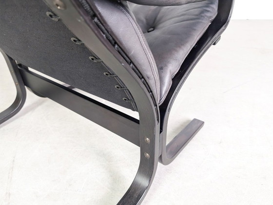 Image 1 of Siesta Armchair Westnofa Vestlandske Ingmar Relling Ottoman Vintage