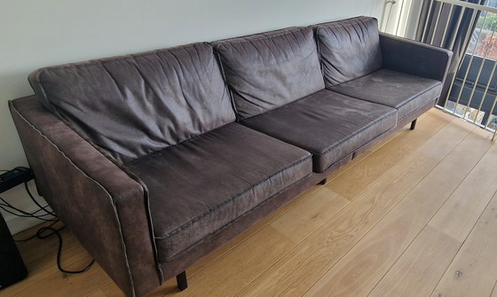 Image 1 of Bepurehome Rodeo Brown Sofa 3-Seater