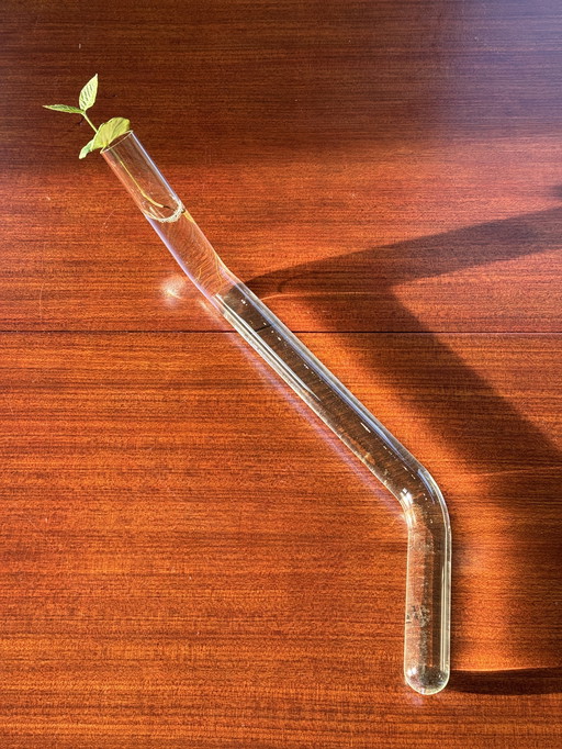 Studio glass object Bookan | Sculptural vase | Modernist organic design | 45 cm
