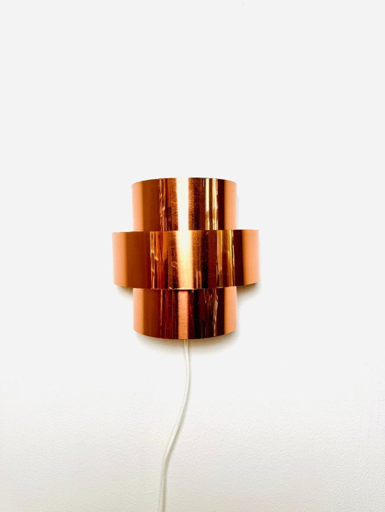 Image 1 of Brass wall lamp by Hans-Agne Jakobsson for Markaryd, Sweden, 1960s