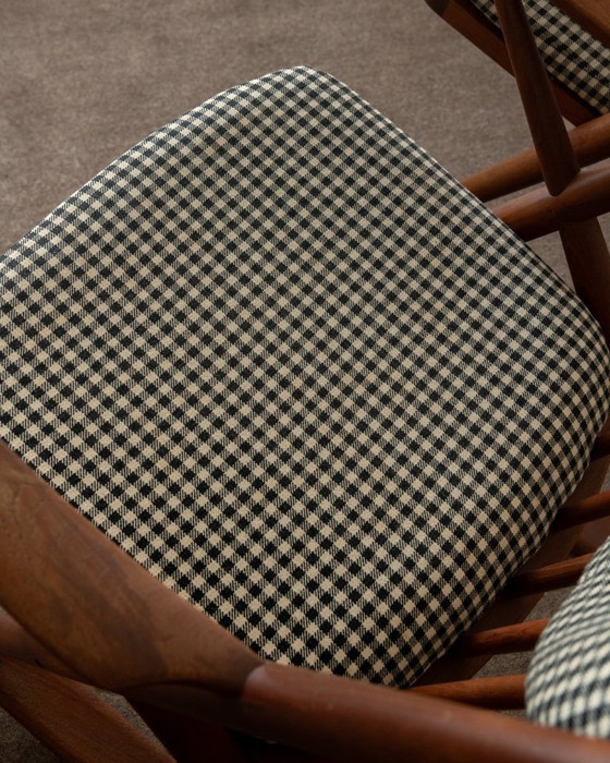 Image 1 of Vintage Deense teakhouten schommelstoelen set van 2 - model 182 van Frank Reenskaug voor Bramin, jaren 1950