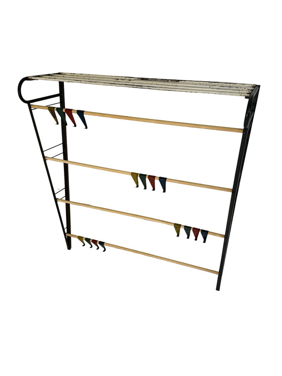 Image 1 of Coen de Vries – Devo – Garderobenständer-Modell „Maßstab“ / Toonladder – Erste Auflage – Vollständig original