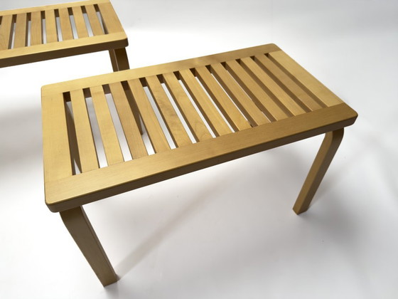 Image 1 of Alvar Aalto bank voor Artek Formgiven 1945 (setprijs)