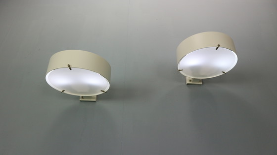 Image 1 of Conjunto de dos lámparas de pared, modelo 288W, de Bruno Gatta para Stilnovo, 1959