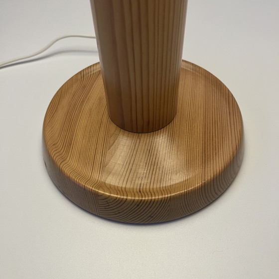 Image 1 of Pair of vintage Scandinavian lamps, Solbackens Svarveri, Sweden, 1970s