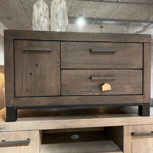 Hevano Massive Eiche Graphit – Pronto Wonen, tv meubelen, Wood