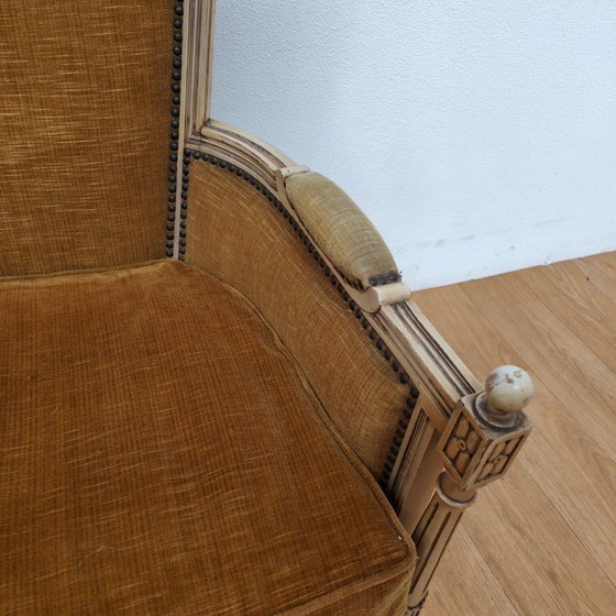 Image 1 of Antikes Sofa und Sessel im Stil Ludwigs XVI.
