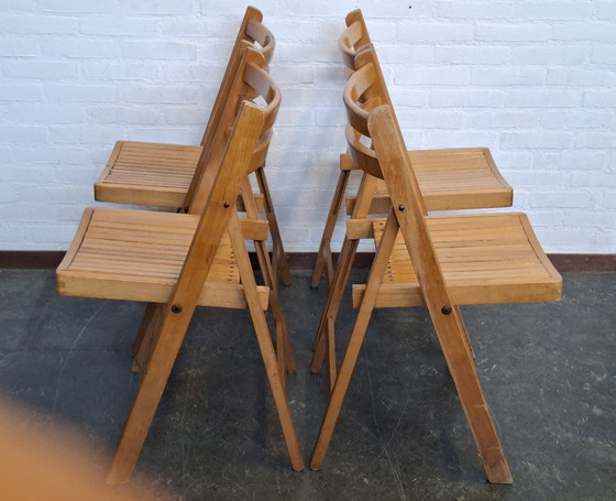 4 sedie pieghevoli vintage – Wood (photo 3 of 5)
