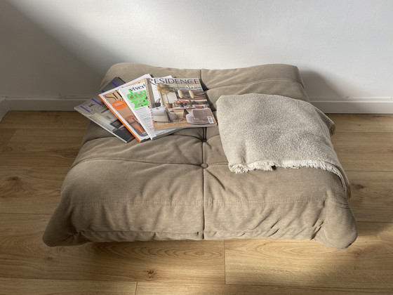 Image 1 of 2x lounge stoel + poef ( Togo stijl )