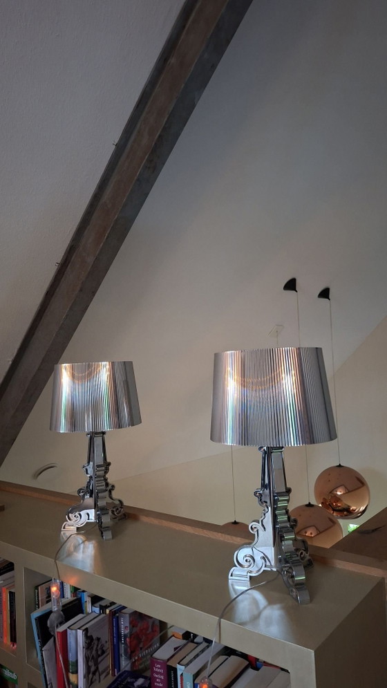 Kartell Bourgie Tischlampen Set Silber – Kunststoff (photo 14 of 15)