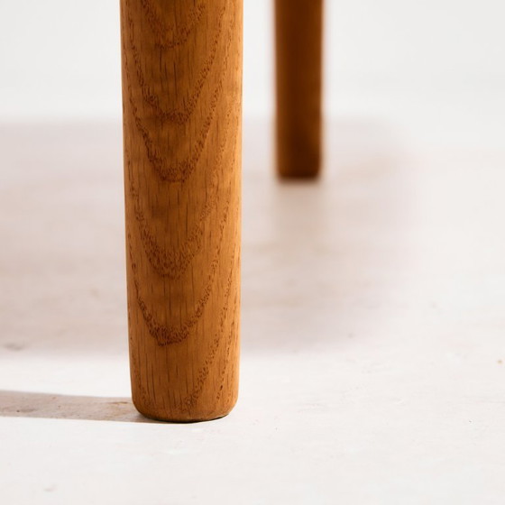 Image 1 of MK11104 Table de salle à manger restaurée en teck et chêne