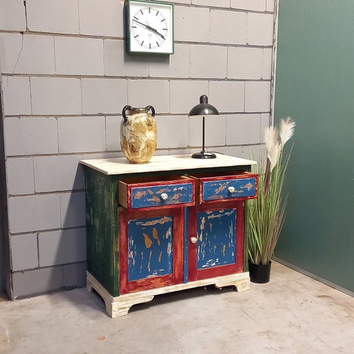 Vintage meidenkast in Boho-stijl