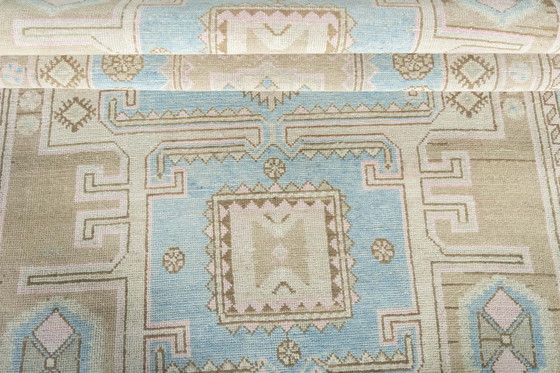 Image 1 of Hand-knotted Vintage Royal Rug - 201 X 136 Cm - Pastel Shades With Oriental Flair