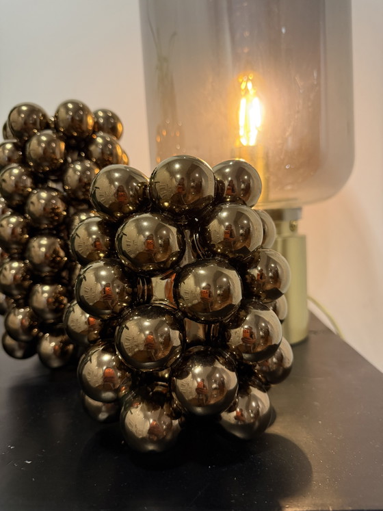 Light & Living Bubble Vases – Set of 2 – Dark Metallic NEW – Glass (photo 3 of 5)