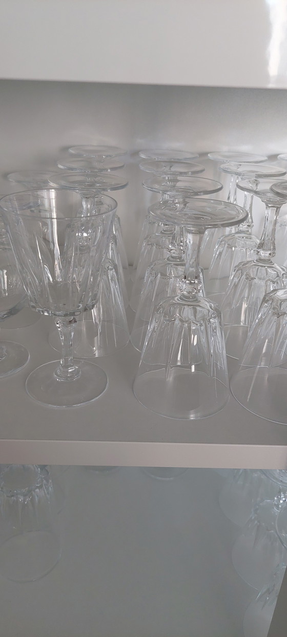 Image 1 of Vintage crystal glass dinnerware