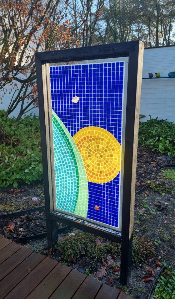 Image 1 of art mosaic solar system