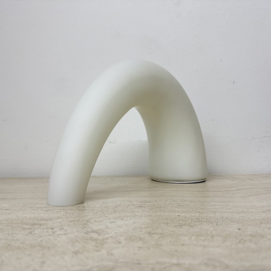 Image 1 of Fontana Arte Thor glass table lamp , 1980s Italy