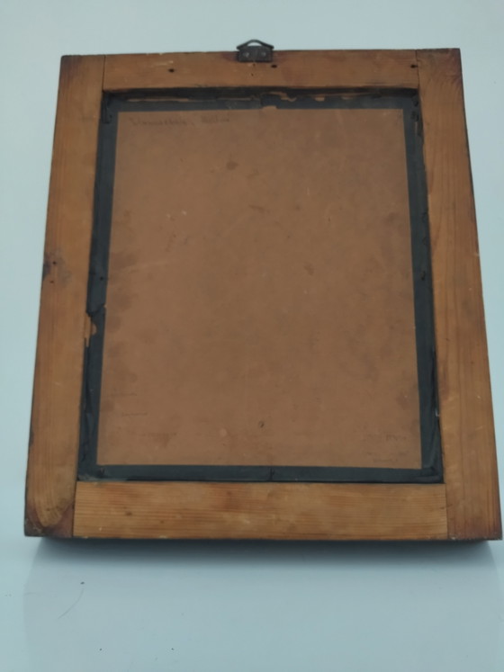 Pintura al óleo antigua sobre tabla - Naturaleza muerta 1947 – Firmada WEHR – Pinturas y dibujos, Wood (photo 7 of 9)