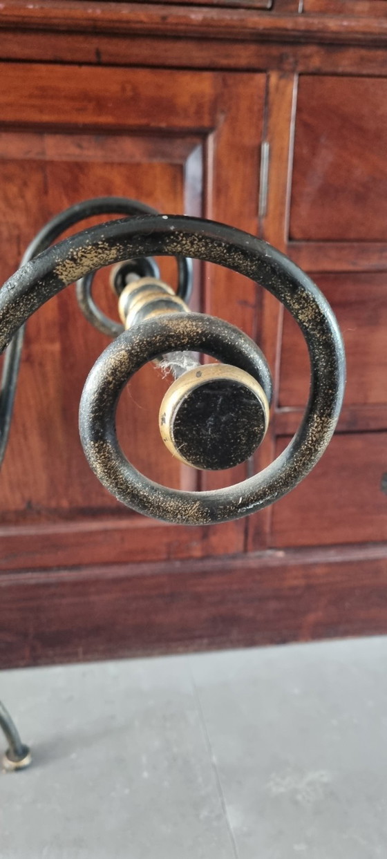 Image 1 of sgabello in ferro curule francese