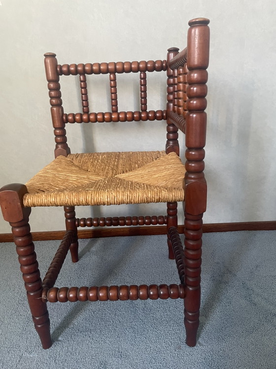 Image 1 of Bobbin corner chair