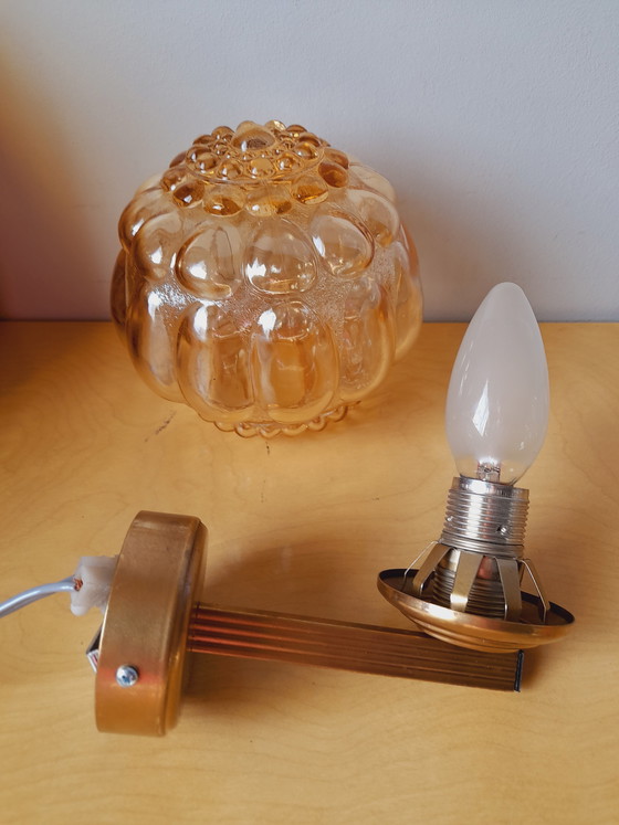 Image 1 of Paire d appliques bulles Helena Tynell 70s 