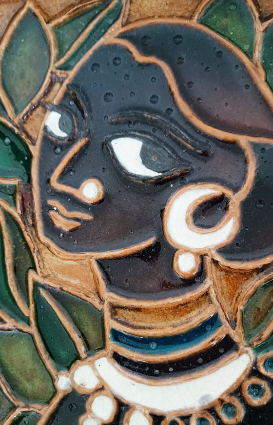 Image 1 of Décoration murale en céramique Udayvilla des années 1950