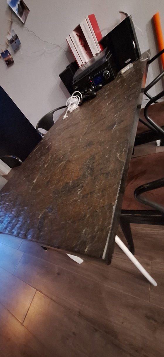 Image 1 of Solid slate table 140x71 heavy quality